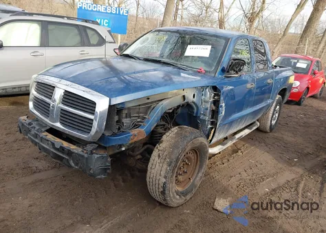 2006 Dodge Dakota Slt from USA, damaged, VIN 1D7HW48K66S535495